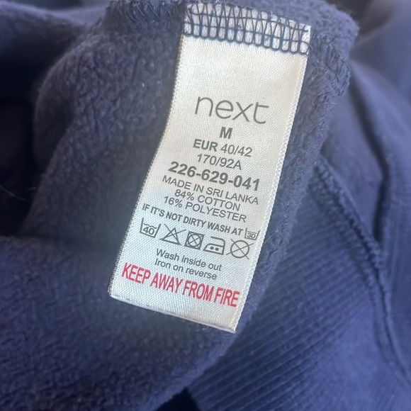 Authentic Disney Merch Navy Oversized Winter Holiday Crew Neck - Picture 5 of 5